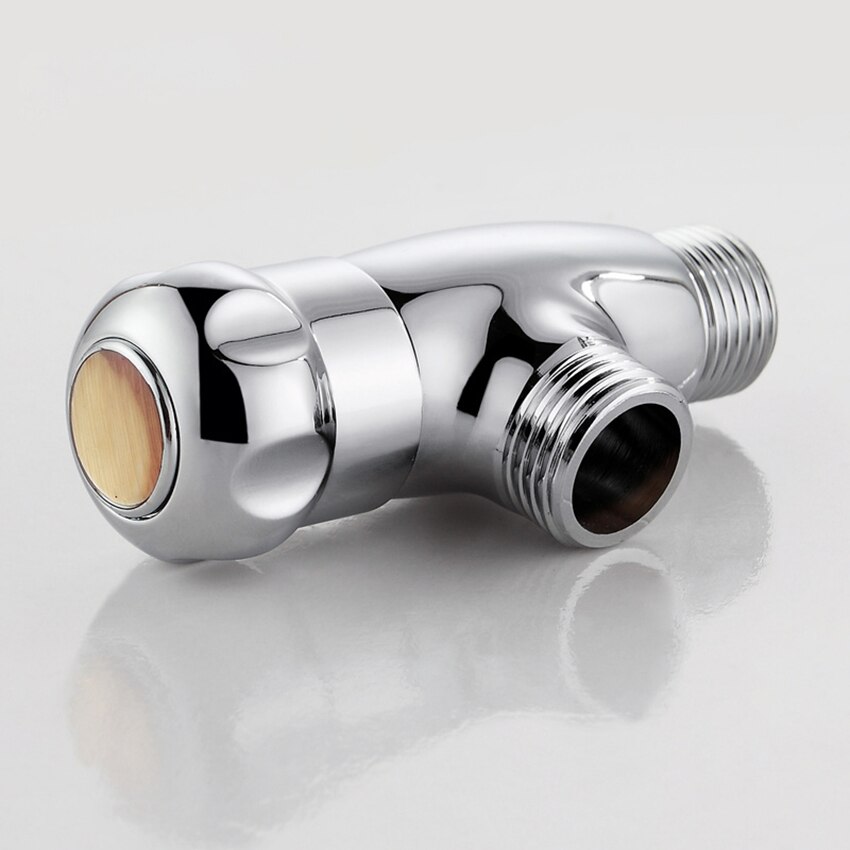 Water Flow Control Afsluiter, messing Verstelbare Water Drukregelaar Voor Hand Held Douchekop & Bidet Sproeier G1/2