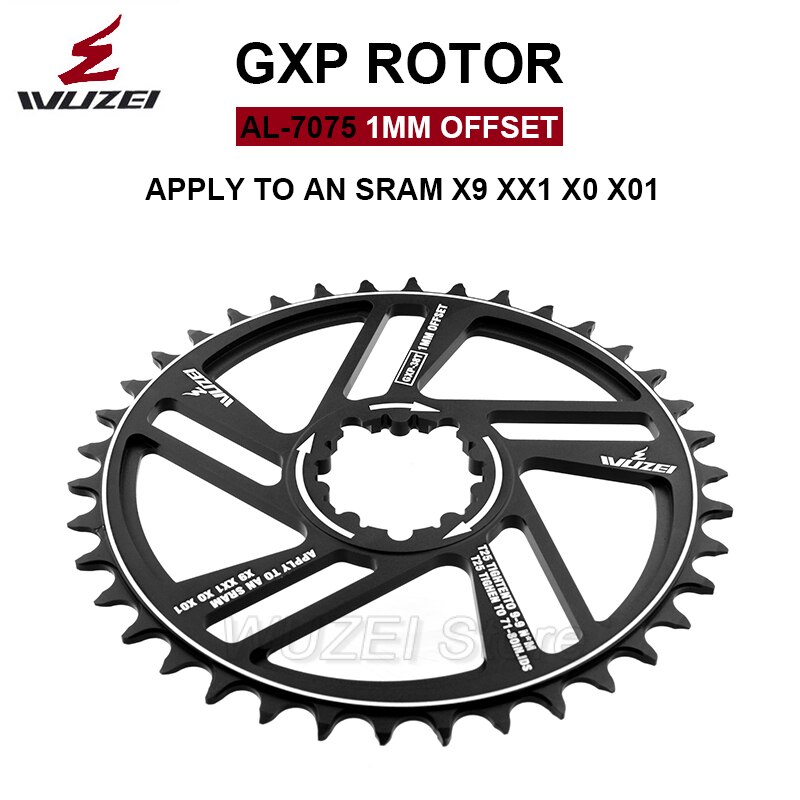 Gxp Fiets Kettingblad Offset 1Mm 3Mm 6Mm Mountainbike Kettingwiel 30T 32T 34T 36T 38T 40T Voor Sram Gxp XX1 X9 Xo X01 Gx Eagle Nx