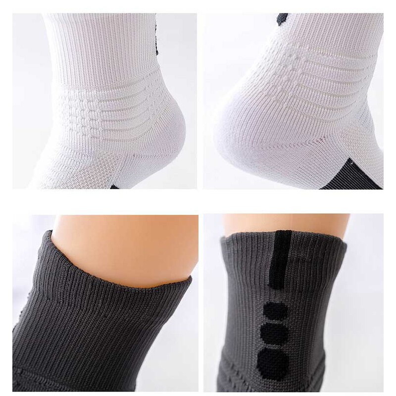 Calcetines deportivos térmicos gruesos súper Elite No deslizantes calcetines de baloncesto hombre UE 38-44 de alta elasticidad al aire libre senderismo deporte Nylon