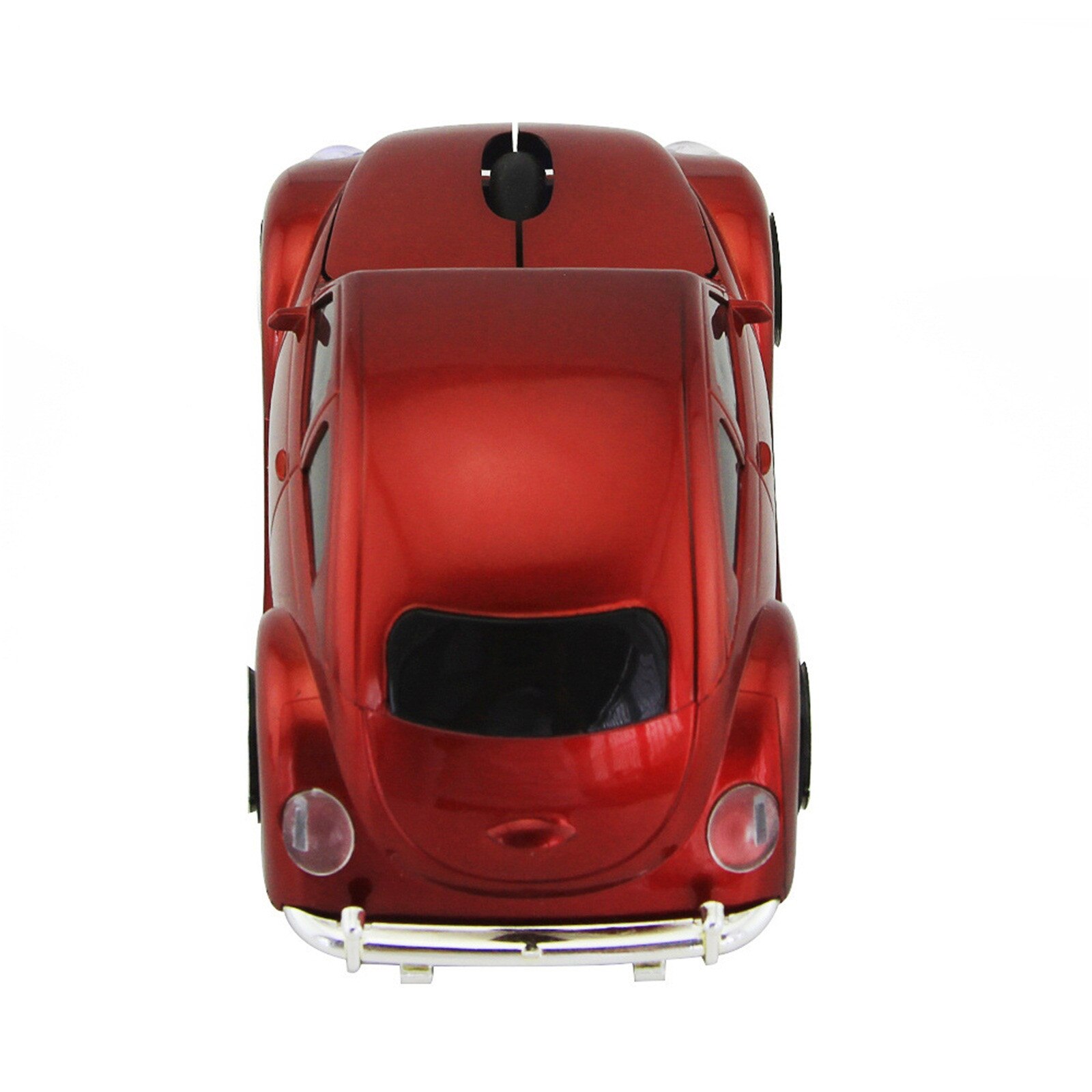 USB 2.4GH Beetle Wireless Car Mouse Car Model Sports Car Mouse With USB Mouse Mice For Laptop PC Computer: Red 