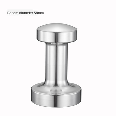 Rustfritt stål pulverpress kaffe tukler kaffe rask kraft pulverpresse 58mm heltre håndtak integrert pulverpresse: Integrert aluminium