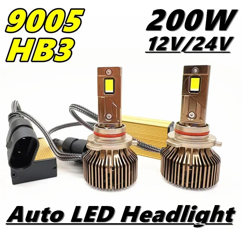 D2H bombillas LED para faros de coche D2S D4S potente 200W 20000LM Kit reemplazable Xeon LED Plug & Play 12V H1 H7 H4 H11 bombilla para faros de coche: changeable