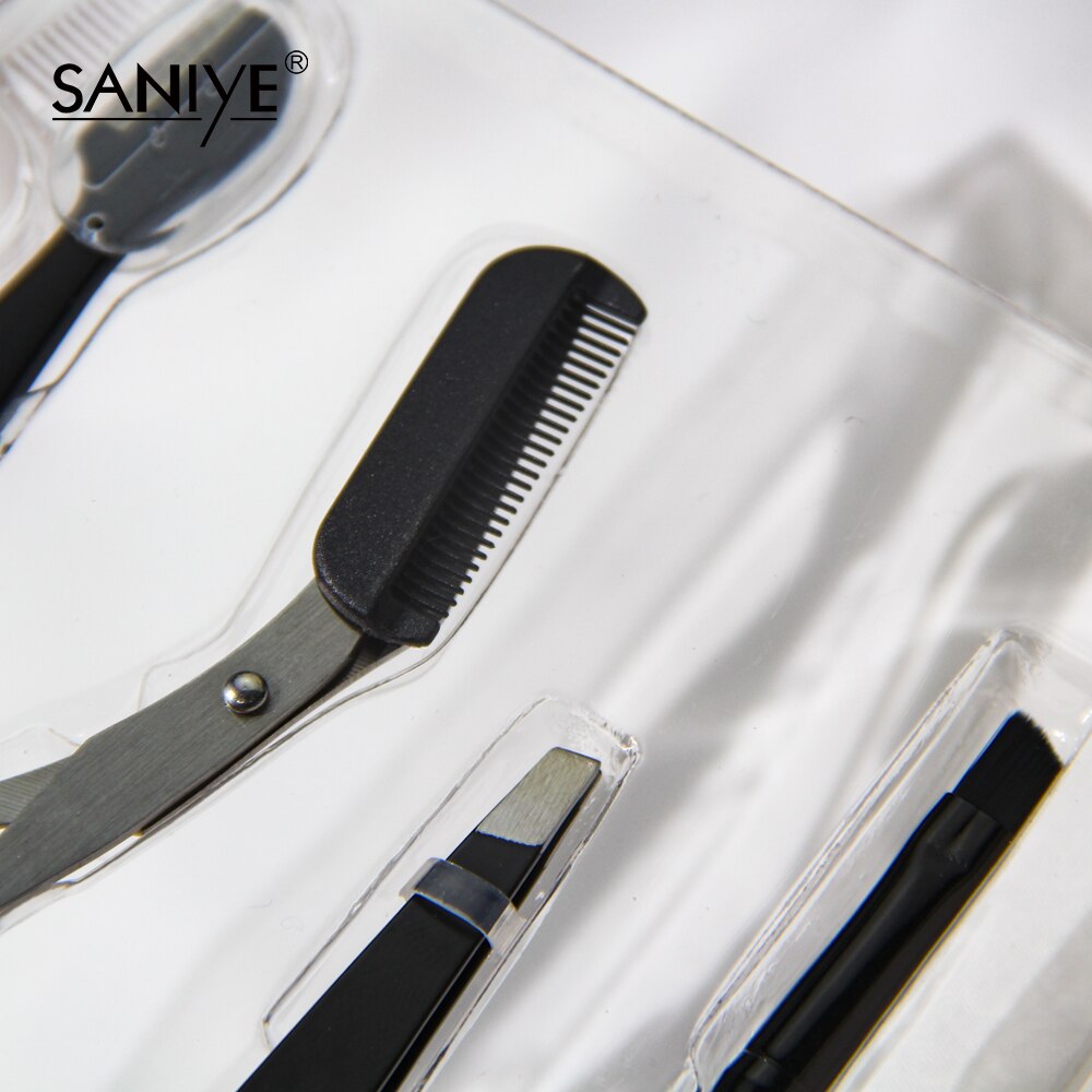 4pc/- delige set wenkbrauwscheermes, gezichtshaarverwijderaar, wenkbrauwtrimmer, make-up pincet, mesje, wenkbrauwvorm-ontharingsset, set van  w161
