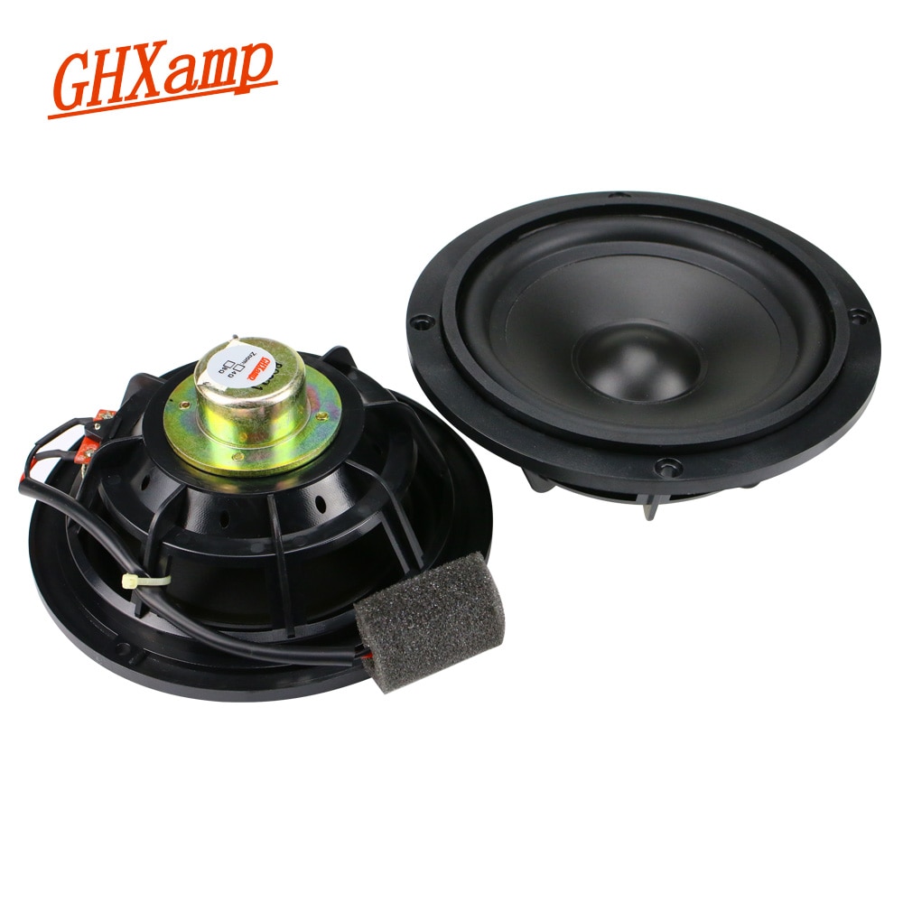 GHXAMP 5.25 Inch Full Range Speaker 4ohm 20 W Neodymium 145mm Auto Luidspreker ABS Plastic Rubber Rand 2 stuks