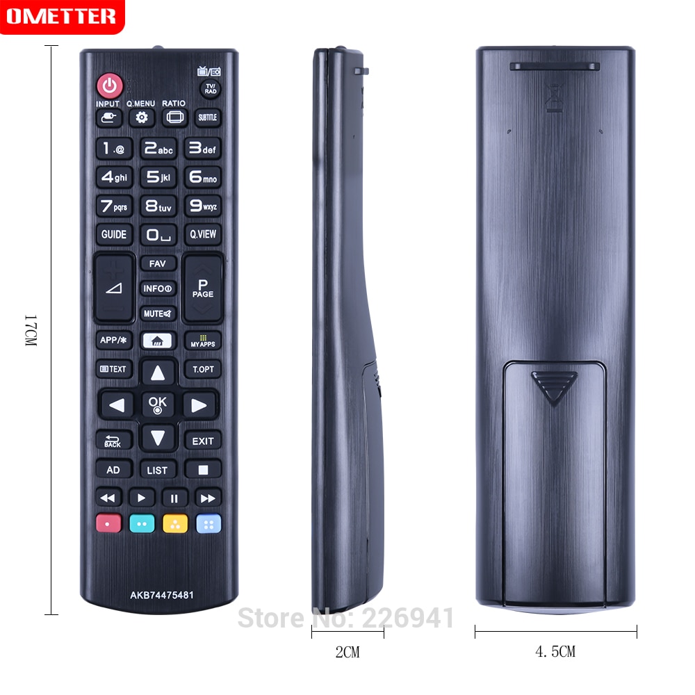 Mando a distancia para LG led lcd smart TV AKB74475481 para 32LF592U/43LF590V/43UF6407/43UF640V/49UF6407