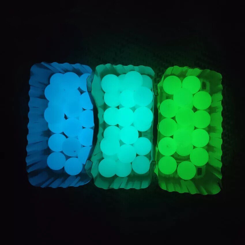100/200Pcs Garden Luminous Stones Glow In The Dark Rocks Garden Pebbles for Garden Walkways Path Patio Yard Fish Tank Decoration