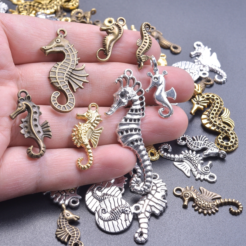 30 Uds. De dijes de animales de nota musical de avión de Metal de colores mezclados para fabricación de joyas, suministros DIY, pendientes, pulseras, accesorios, colgantes