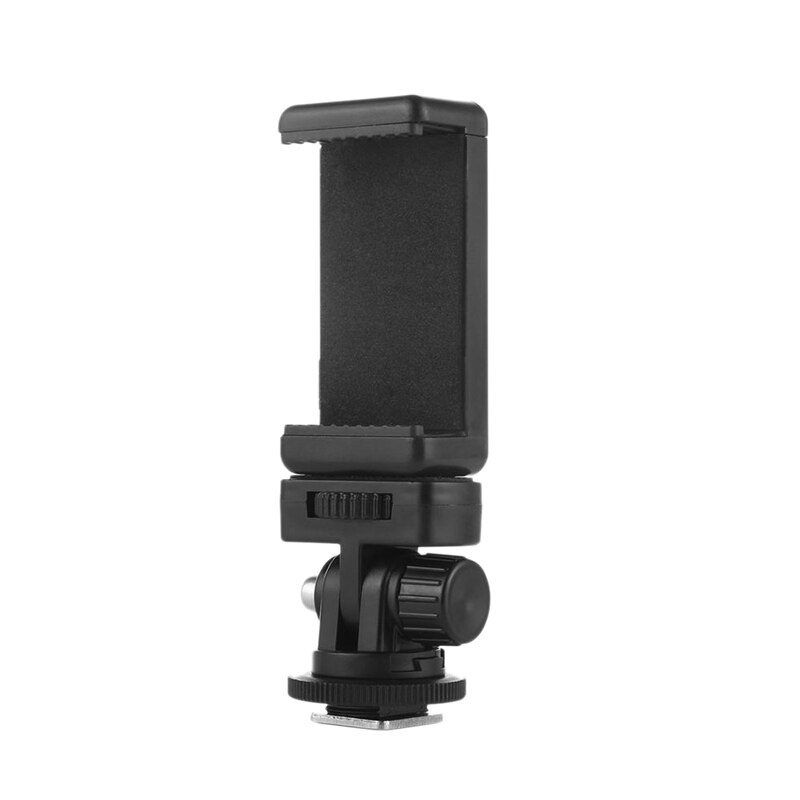 Adaptador de montaje para trípode de zapata fría de rosca de 1/4 pulgadas PULUZ con accesorios de cámara de abrazadera de teléfono: Default Title