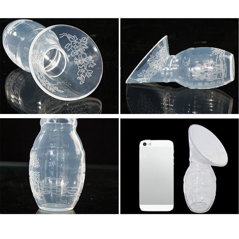 Silicone di alimentazione con coperchio tiralatte manuale correzione automatica latte materno collettore di latte materno per allattamento
