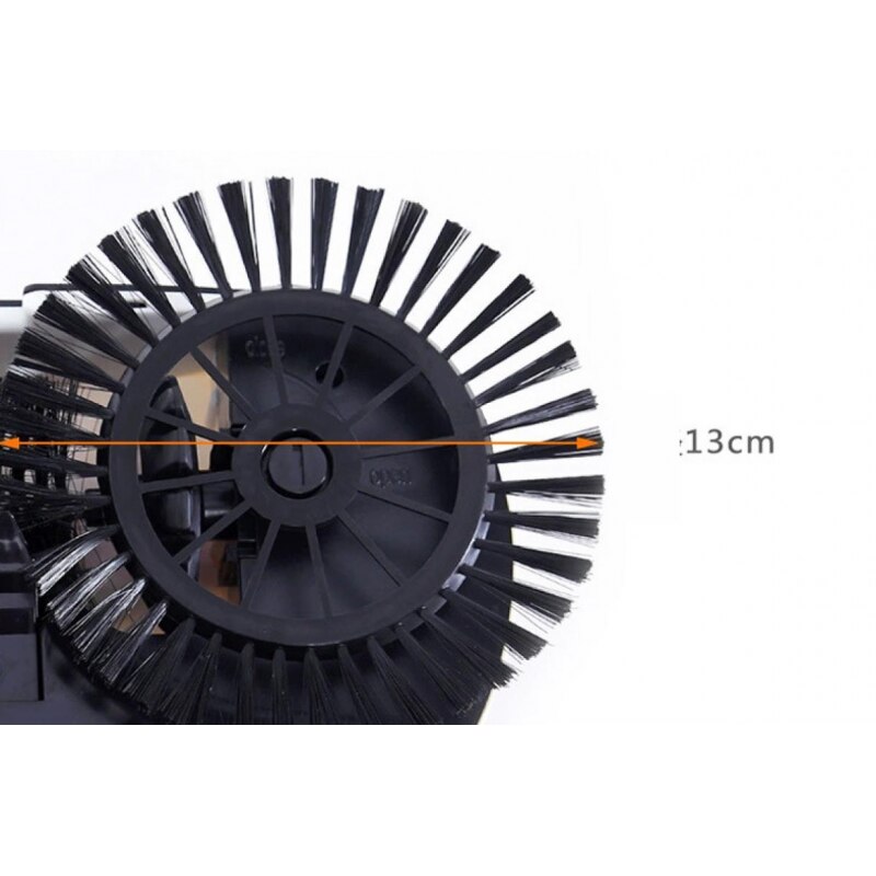 Stainless Steel Hand Push Sweeper Sweeping Machine Push Type Magic Broom Dustpan Handle Household Hand Push Cleaning Packag Mop