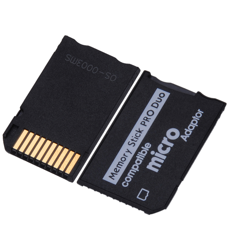 Mini micro sd adapter tf kort til ms kortleser minnepinne ms pro duo adapter konverter kortdeksel for pda og digital  #21