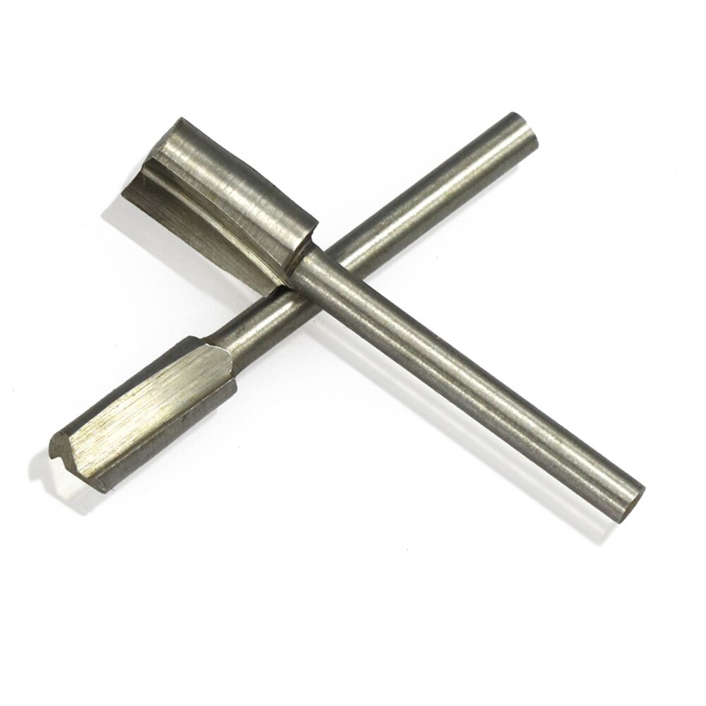 10Pcs 3mm Shank Wood Cutter Milling Wood Trimmer Cutter Fits Dremel Rotary Tool Wood Router Bits
