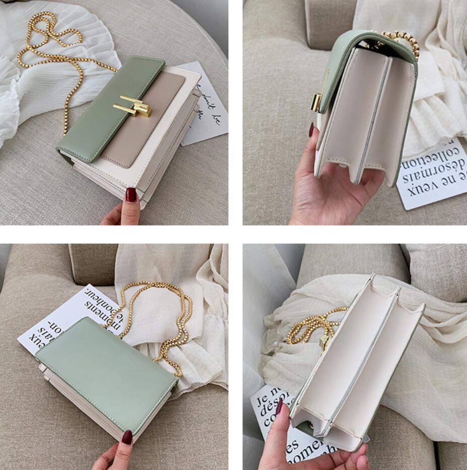 Contraste couleur cuir sacs à bandoulière pour femmes voyage sac à main Simple épaule sac de messager dames sac à bandoulière