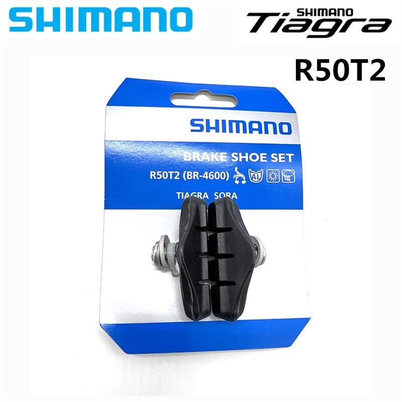 SHIMANO TIAGRA R50T2 BR-4600 jeu de patins de frein pour vélo de route BR-4500/3500/3400/2400/R451/R450 pièces de vélo eiio: Default Title