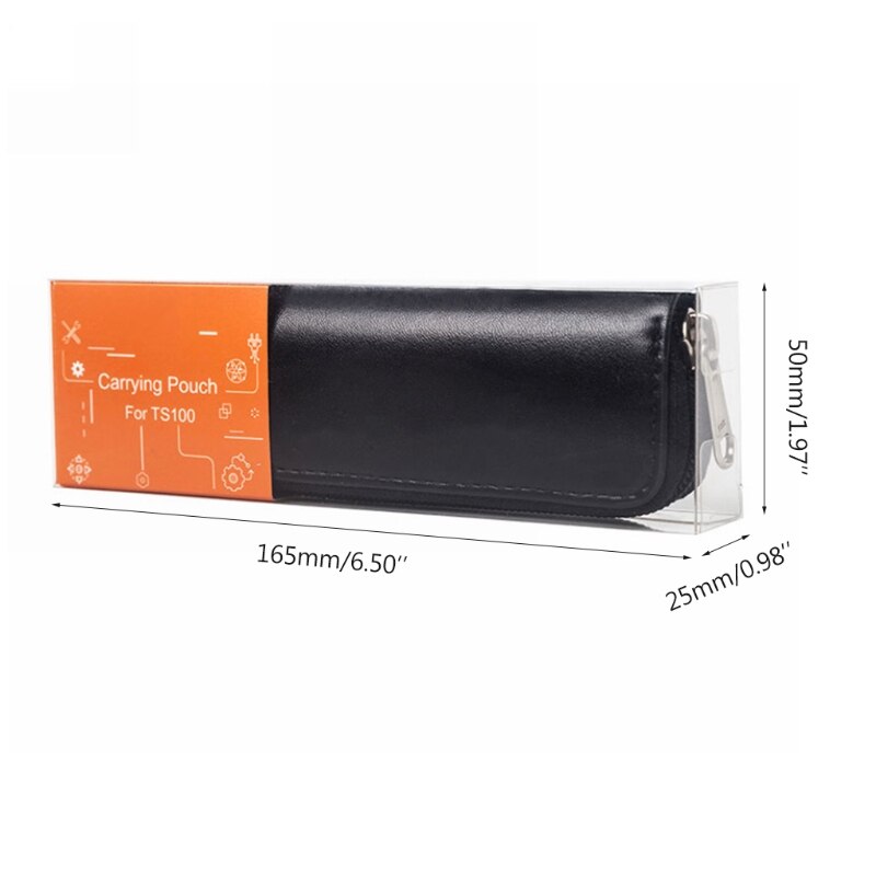 Opbergtas Soldeerbout - Waterdichte Leren Etui Organizer voor TS100 TS80