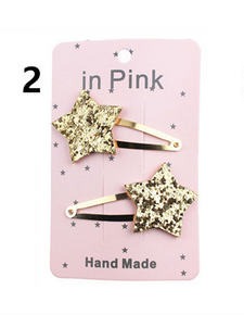 2 stücke Mädchen Blumen Bogen Alligator Haar Stifte Niedlichen freundlicher Haarspangen Baby Mädchen Headwear: B