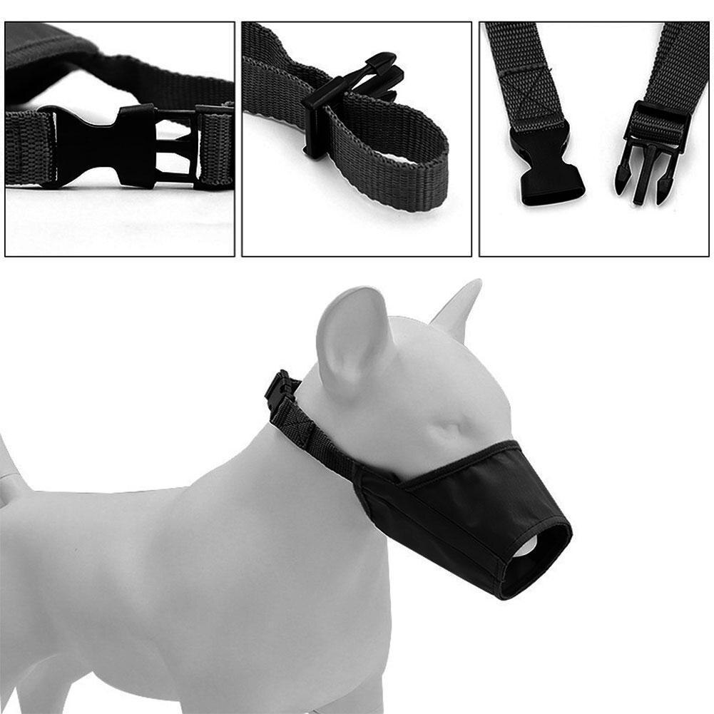 Bozal para mascotas, máscara de malla ajustable para perros, accesorios transpirables, productos de entrenamiento para morder y ladrar, Mou J1N1