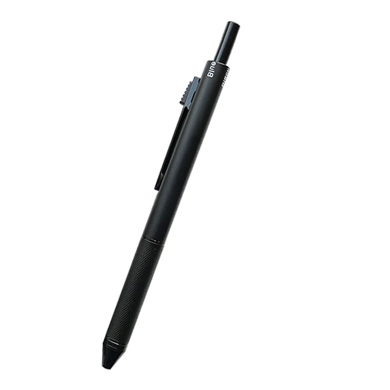 Gravity Sensor 4 In 1 Multicolor Gel Pen Set 0.5mm Black Blue Red Ink Ball Pen and 1 Pencil Lead School Office Stationery: WHITE