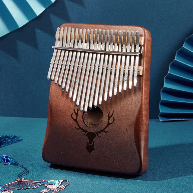kalimba 17 key Kalimba Thumb Piano Mahogany Wooden mbira musical instrumentos musicales 30 key instruments calimba