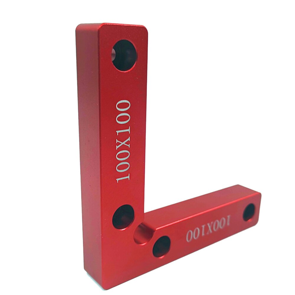 2pcs Aluminium Alloy Corner Clamps Collar L Shape 90 Degree Right Angle Drill Attachment Tool Welding Seal for Carpentry Wood