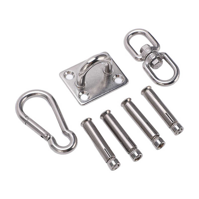 Suspension Ceiling Hanger High Hardness Anti Corrosion Ceiling Hanging Kit Stainless Steel Burr Free for Yoga Suspension