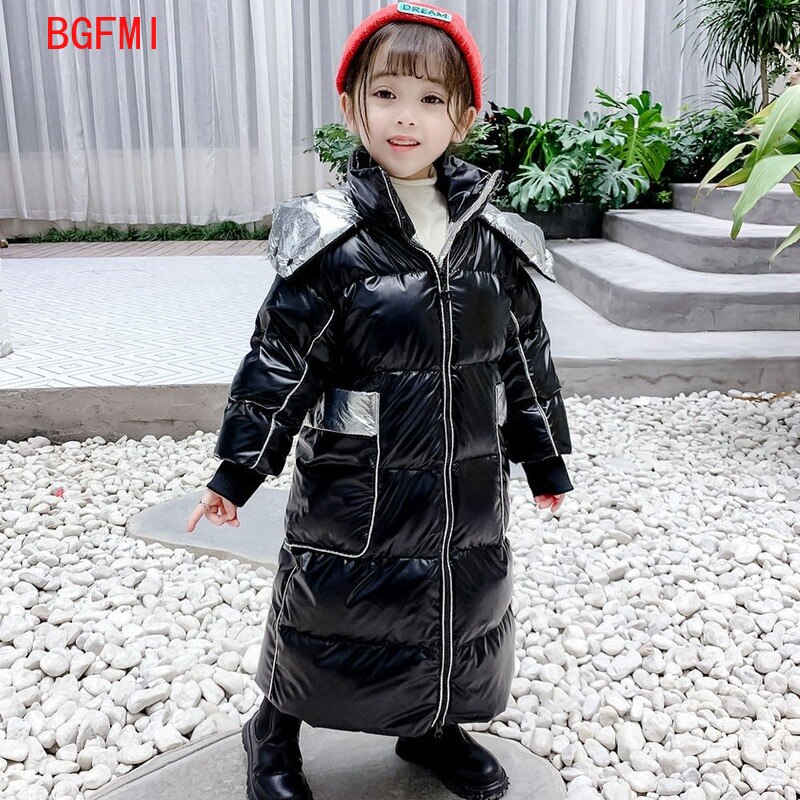 2022 Jongens Meisjes Gewatteerde Jassen Tiener Winter Kleding Casual Water Proof Winddicht Warm Houden Katoen Mid-Lengte Kids Geul jas