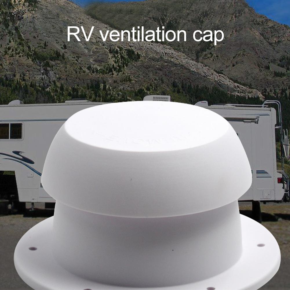 RV Cap Mushroom Head Shape Ventilation Cap for RV Accessories Top Mounted Round Exhaust Outlet Vent Cap RV Parts and Accessories