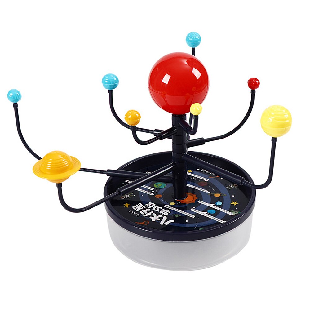 DIY Solar System DIY Eight Planets Science Toys Children Educational Games Planetarium Model Assembling Teaching Assembly Model