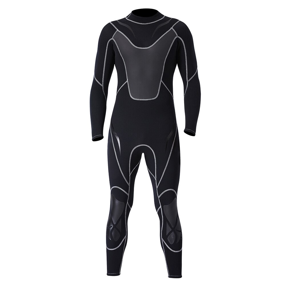 Men's 3mm Neoprene Wetsuit - Full Suit for Scuba Diving, Surfing, Kayaking - Thermal Winter Warmth