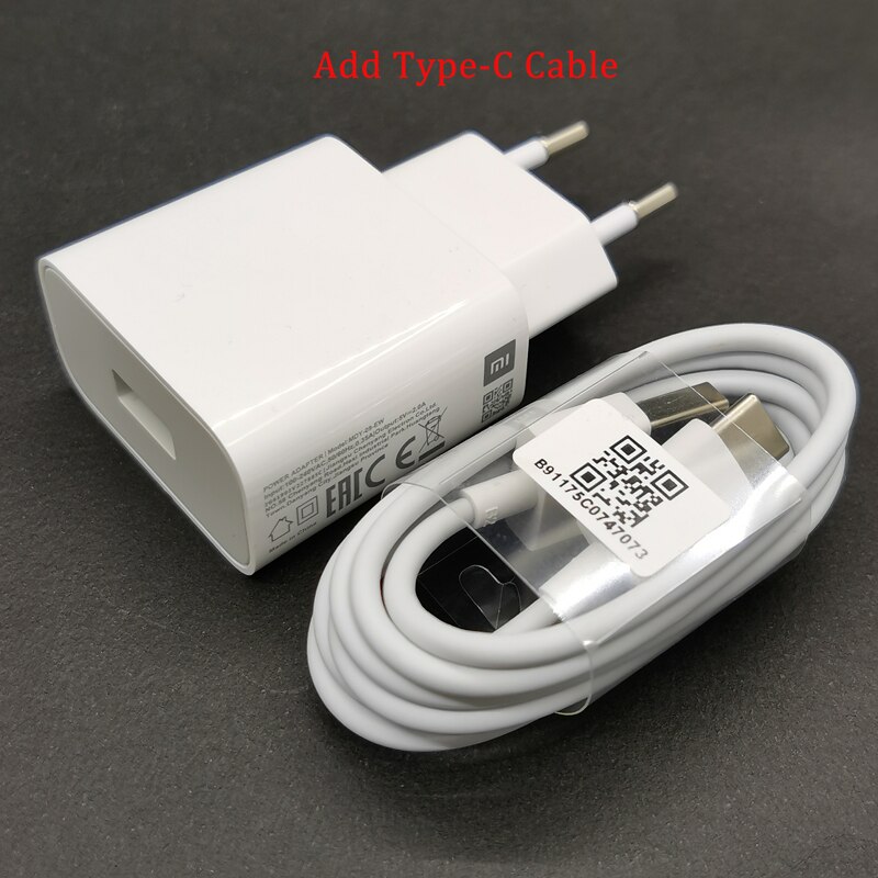 Xiaomi caricabatterie USB 5V/2A adattatore di ricarica cavo Micro USB tipo C per Mi 8 9 SE lite A1 6 5 A2 Mix 2 2s Redmi 4x5 Plus nota 5 4 4X: Add Type C Cable