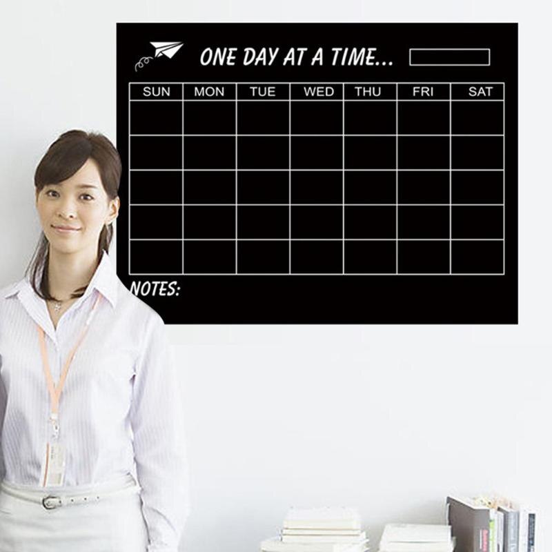 45*60cm Removable Blackboard Sticker PVC Waterproof Black Board Children Graffiti Writing Board Office Home Teaching Tool Pad