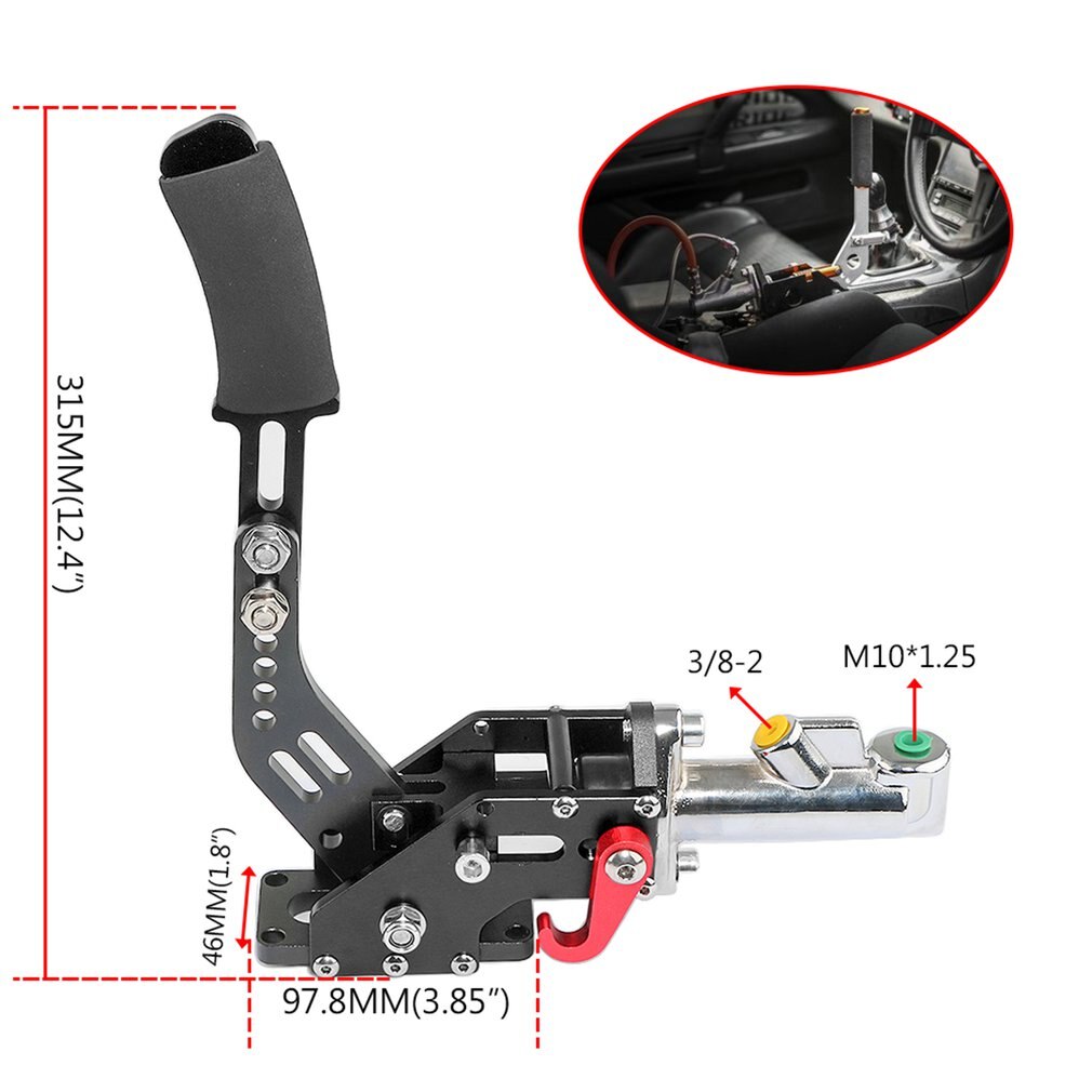 Universal Hydraulic Handbrake Racing Parking Emergency Brake Lever Refitting Hydraulic Handbrake Update Accessories