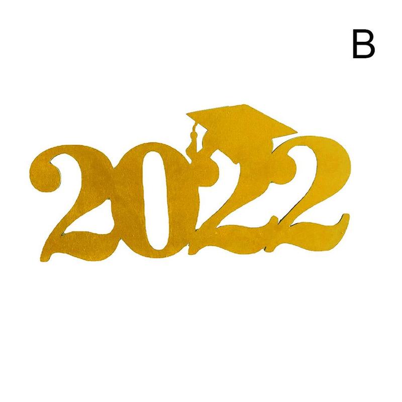 Senior 2022 Graduation Decoration Graduation Party Photo Decoration Prop V3V5: Yellow