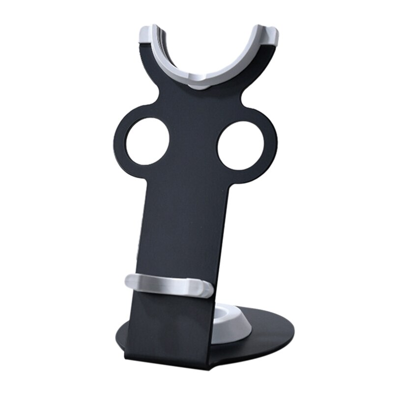 Practical Suitable for Dyson Hair Dryer Stand Vertical Punch-Free Barber Shop Dyson Hair Dryer Countertop Storage Rack: Chocolate