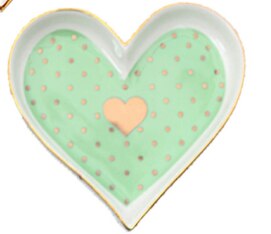 1pc/ 3 stk lille tallerken keramik kærlighed hjerte eddike krydderi fad fast pink beige grøn sojabønne sauce salt snack tallerken: 1 stk grøn