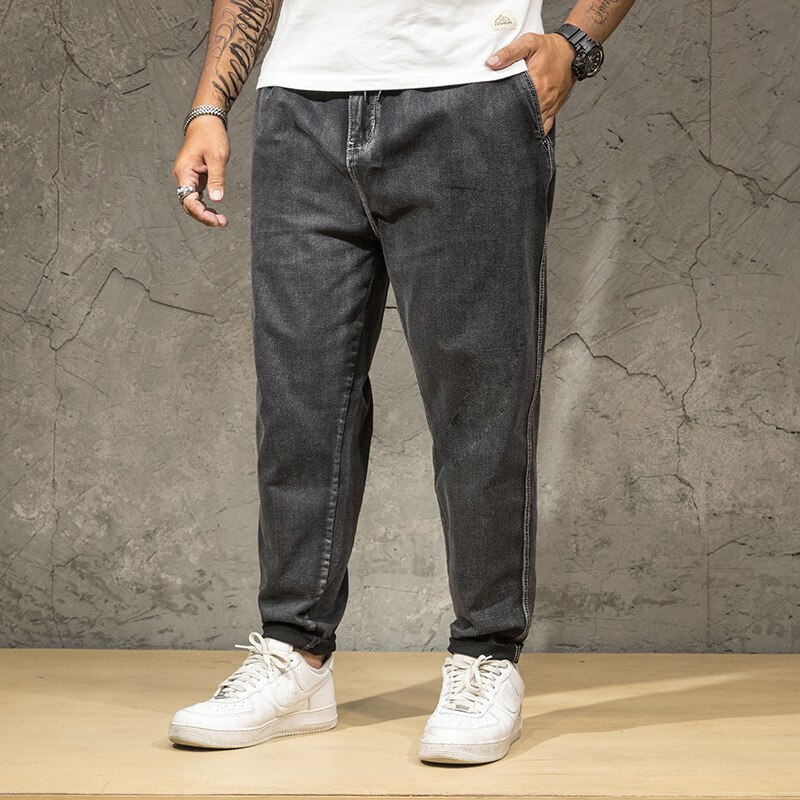 High street heren jeans lichtblauwe slim ripped je... – Vicedeal