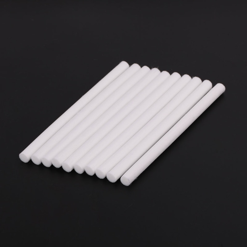 Humidificadores de 8x130mm, hisopo de algodón para humidificador ultrasónico de aire USB Mar28, 10 Uds.