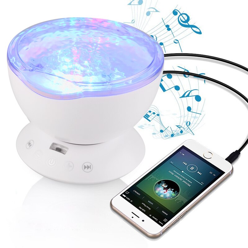 Novelty Luminous Toys Ocean Wave Starry Sky Aurora LED Night Light Projector Lamp USB Nightlight Illusion Baby Sleep Appease