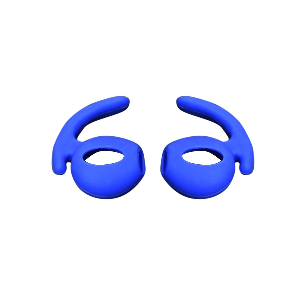 Oortelefoon Accessoires Duurzaam Siliconen In-Ear Haak Anti-Slip Oortelefoon Cover Case Oordopjes Comfortabel Om Te Dragen Voorkomen hoofdtelefoon: Blauw