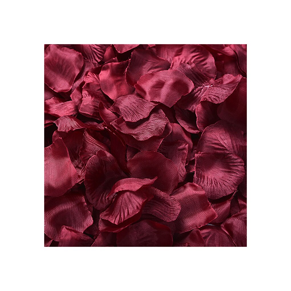 100 stk silkebløde kunstige rosenblade farverige bryllup romantisk silke rose blomst til bryllup dekoration forsyninger: Nr. .2