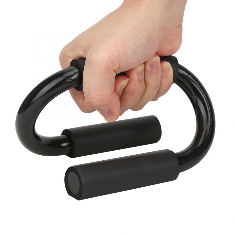 Gym S-Shape Push-up Bracket 2Pcs S-Shape Push-up Bar Bracket Chest Muscles Foam Exercise Training Indoor Fitness Equipment Home