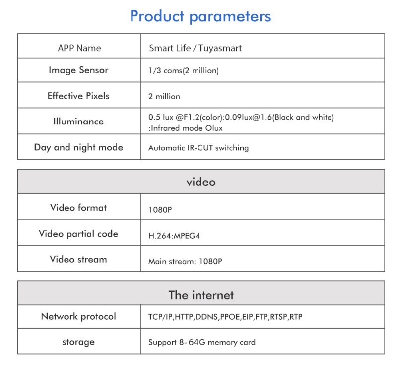 Outdoor Waterproof Camera 1080P HD Enhanced Imaged Wide Dynamic 3D Noise Reduction Smart Wifi Network Wireless Camera