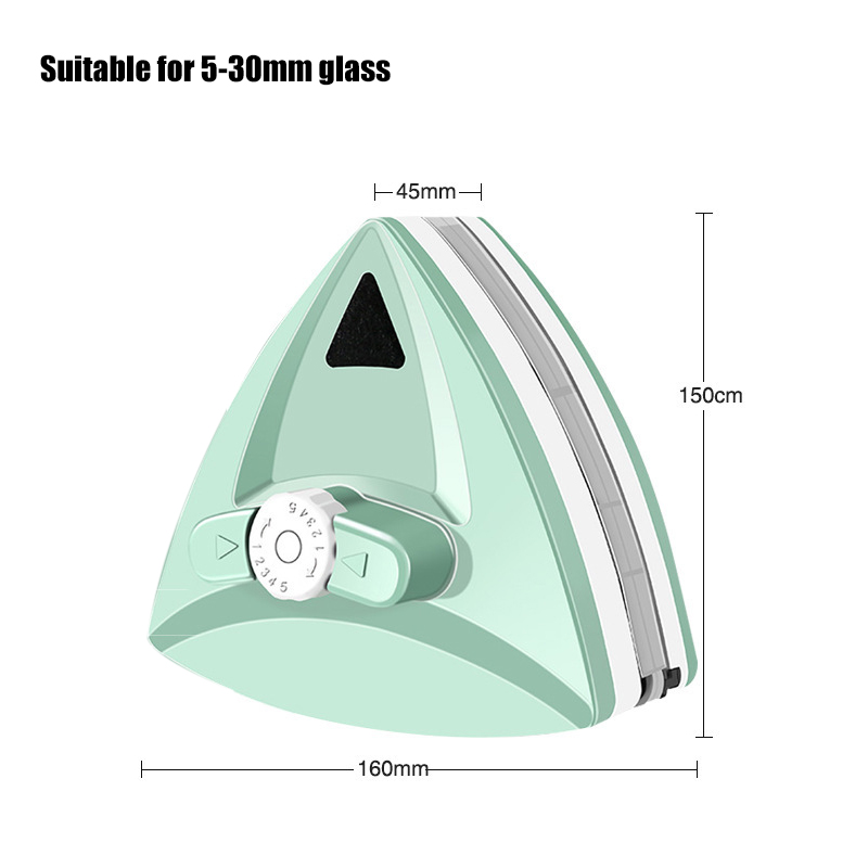 GESEW Magnetische Fenster Wischer Haushalt Glas Reiniger Pinsel Fenster Pinsel Magnet Reinigung Werkzeug Glas Reinigung Für Küche Schlecht: Grün 5 zu 30 mm