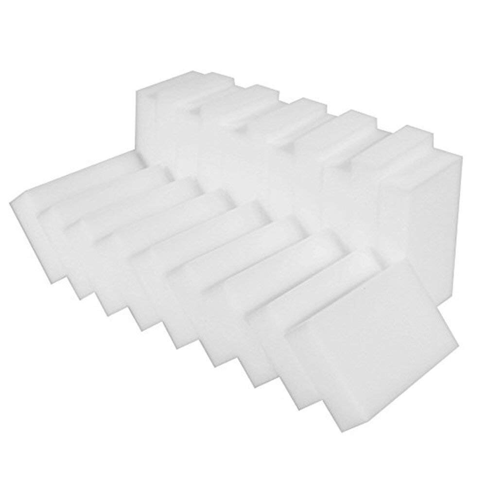 100 Stks/partij Gum Magic Melamine Spons 10X6X2Cm Magic Spons Multifunctionele Keuken Schoonmaken Techniek 824