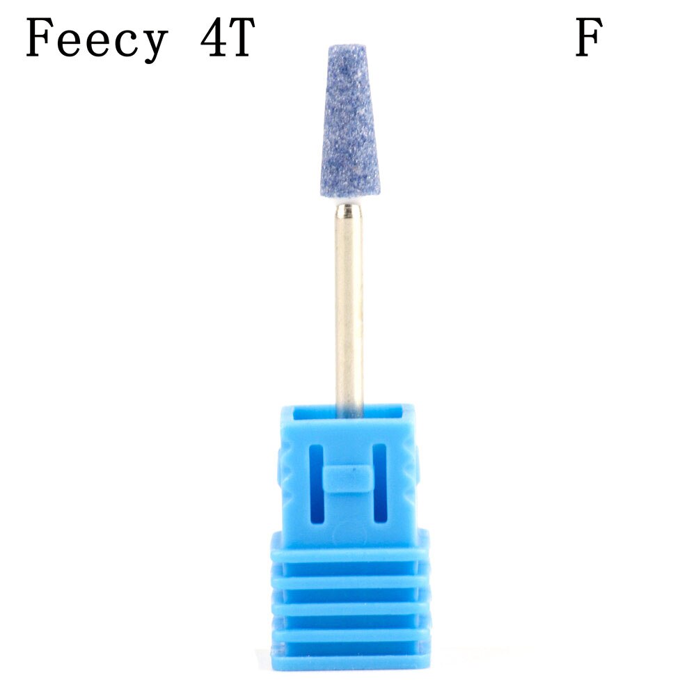 Boule caoutchouc ongles forets pierre céramique fraisage corindon coupeurs brosse électrique Machine rotative vernis manucure outils fefairy 4T: Feecy 4T F