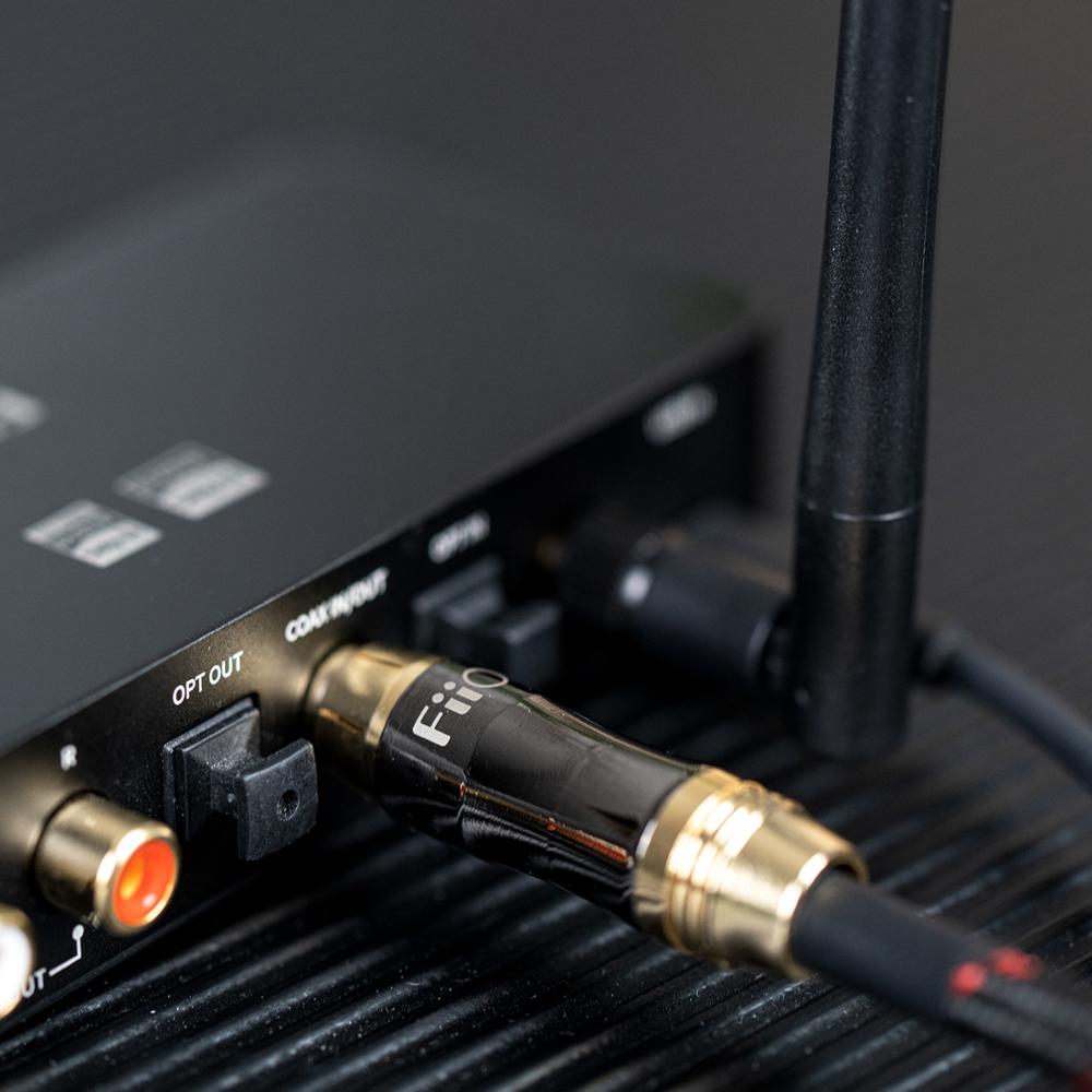 Fiio LR-RCA1 RCA Digital Audio Coaxial Cable 50cm Gold-plated matal RCA Plug for BTA30 K5 PRO LR RCA1