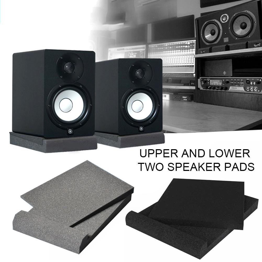 Sponge Sound Absorbing Pad Studio Monitor Isolation Pads High Density Acoustic Foam For Most Most Speaker Stands Sound Reinforce