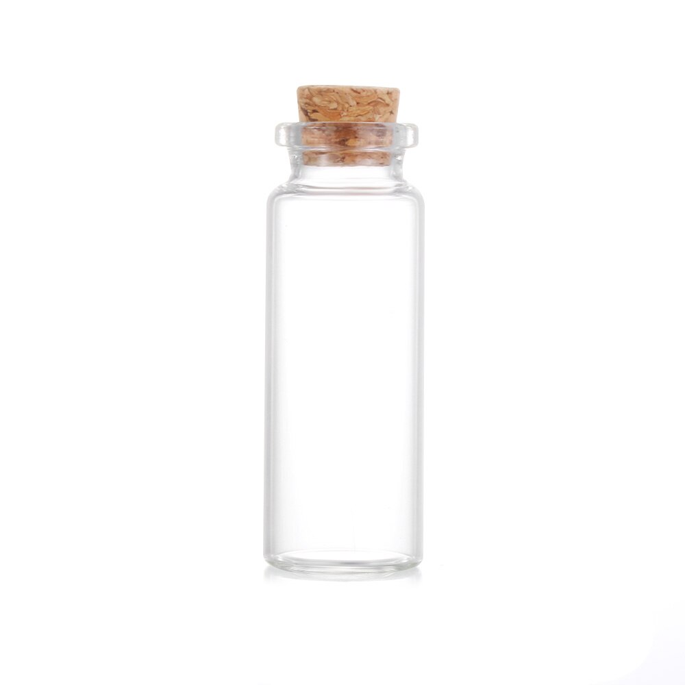 5/8/12/15ml 10pcs/pack Clear Vials Glass Bottle Blank Empty Wishing Message Bottles Transparent With Cork Stopper Tiny Small: 12ml-10pcs