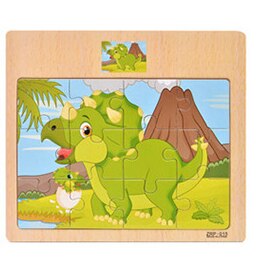 Bambino Giocattoli di Legno 3D Jigsaw Puzzle Di Cartone Animato Animale/Veicolo/Oceano/Dinosaur Puzzle Bus Puzzle Intelligenza Educativo Di Natale: 13