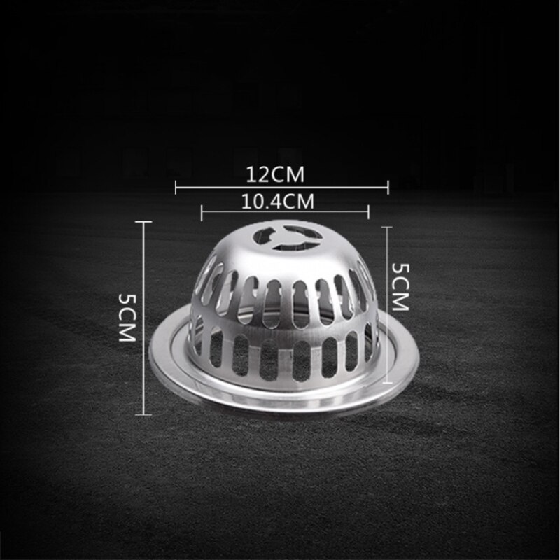 1 st Rvs Balkon Afvoerputje Vierkante Ronde Draad Tekening Rechte 90-110 Pijp Afvoerputje: B